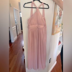 Birdy Grey bridesmaid dress “dusty rose” hemmed to 5’1
